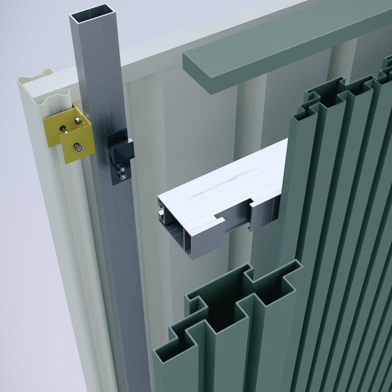 Colourclad Installation Diagram - DIY Fence Cladding System